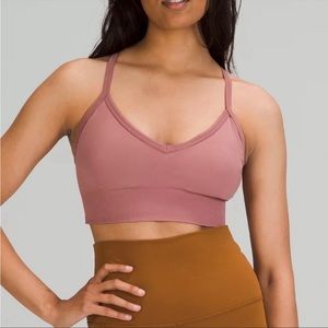 Lululemon Ebb To Street Bra Size 6 - Spiced Chai